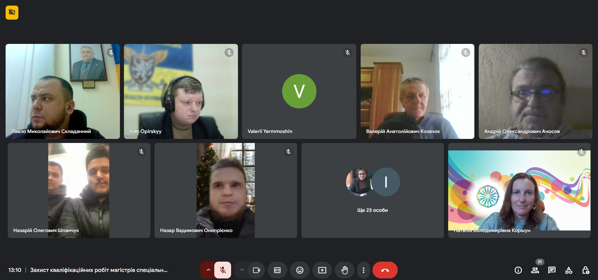 Захист магістерських робіт - 2024
