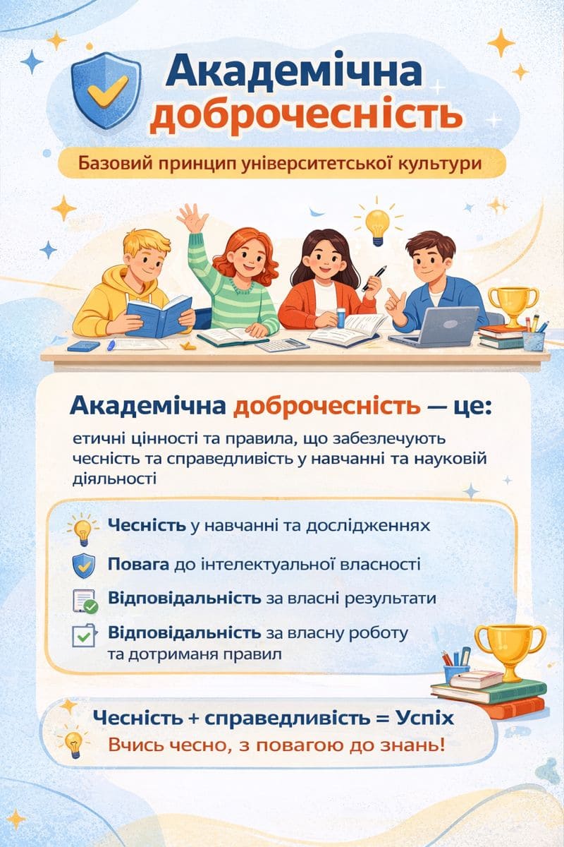 Фото 2. Що таке доброчесність у навчанні 1